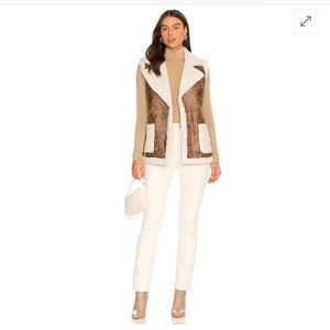 Steve Madden faux shearling vest